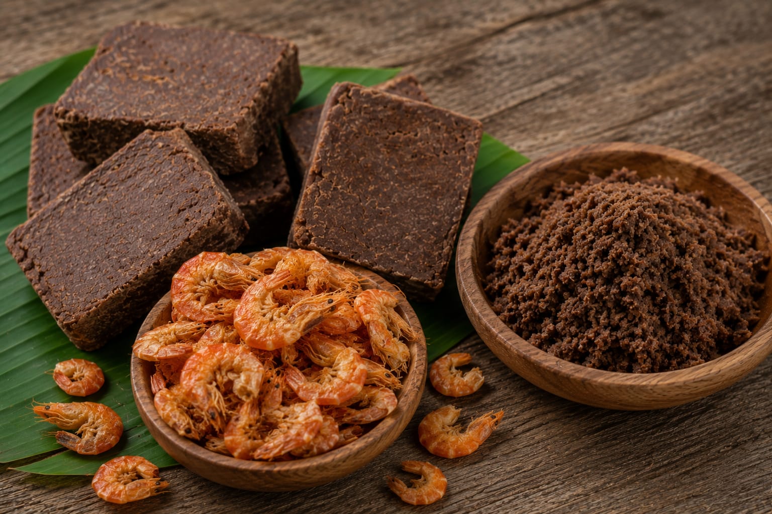 Premium Indonesian shrimp paste fermented with traditional methods